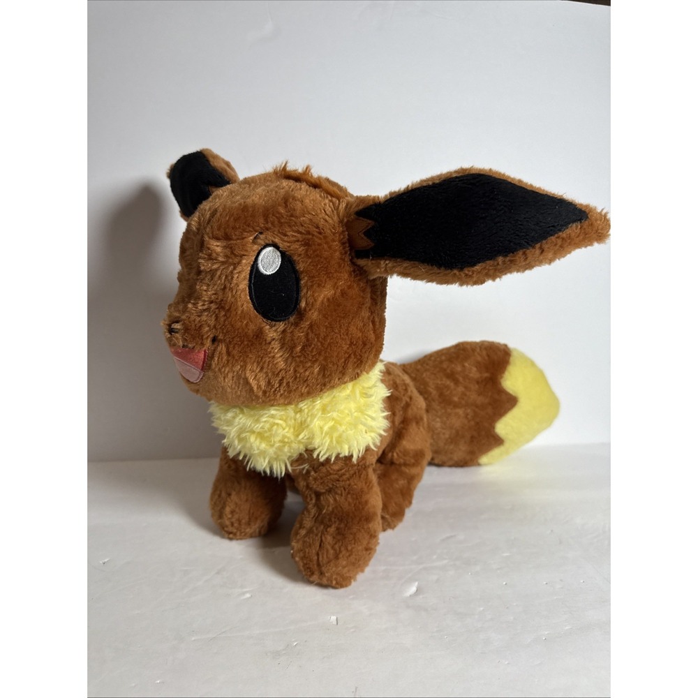 Pokémon Eevee Build A Bear Workshop Plush Large‎ Stuffed Animal 14" Brown